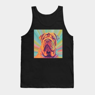 Chinese Crested in 70's Tank Top